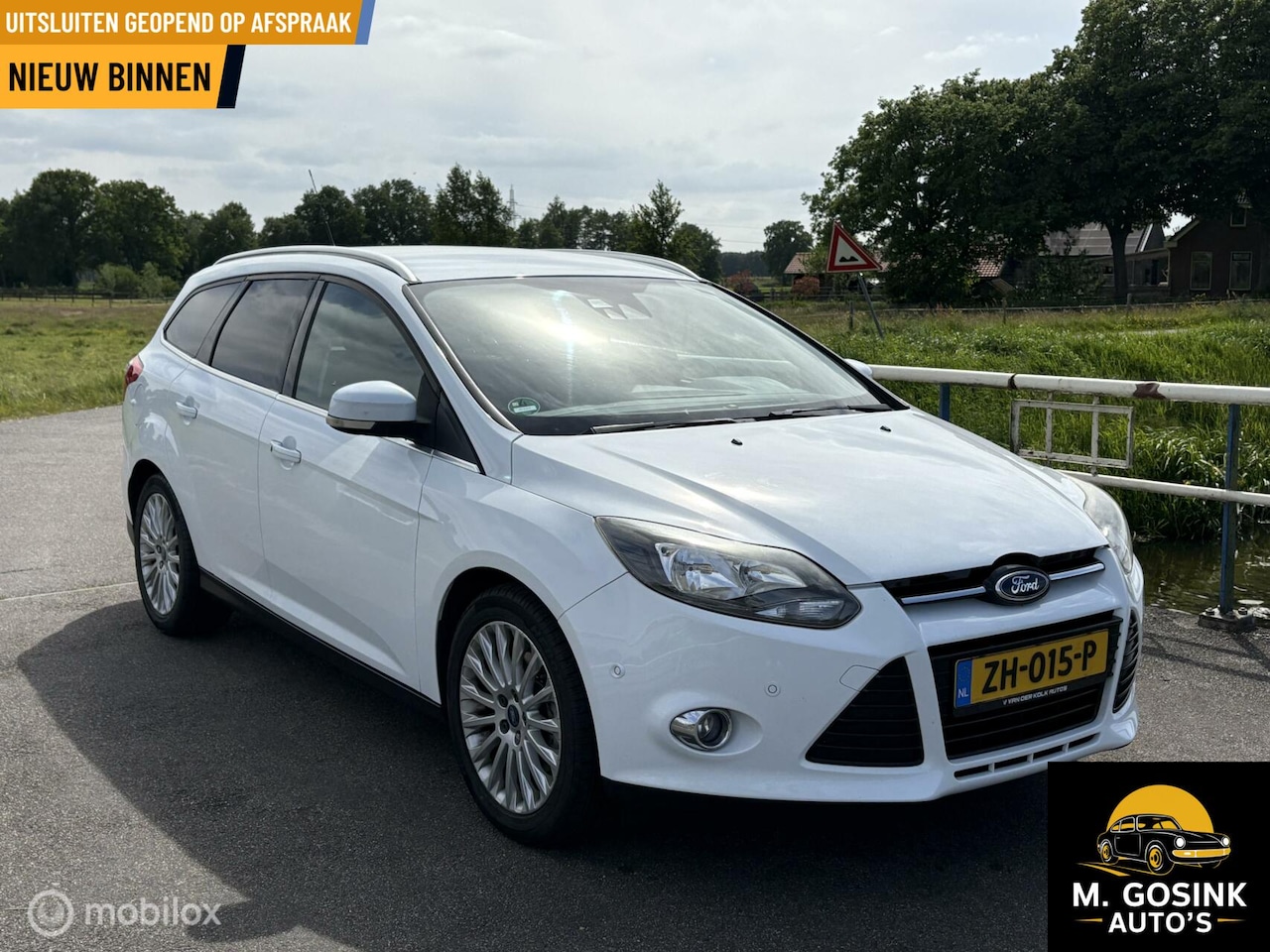 Ford Focus Wagon - 1.6 EcoBoost Titanium Navi LM Clima Trekhaak - AutoWereld.nl