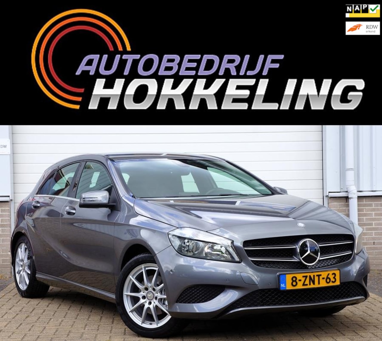 Mercedes-Benz A-klasse - 180 Ambition; Navigatie+17"Lmv+Stoelverwarming !! - AutoWereld.nl