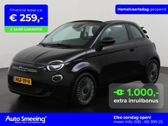 Fiat 500 C - Icon 42 kWh | Navi | Keyless | Apple Carplay | Clima | PDC | Zondag Open