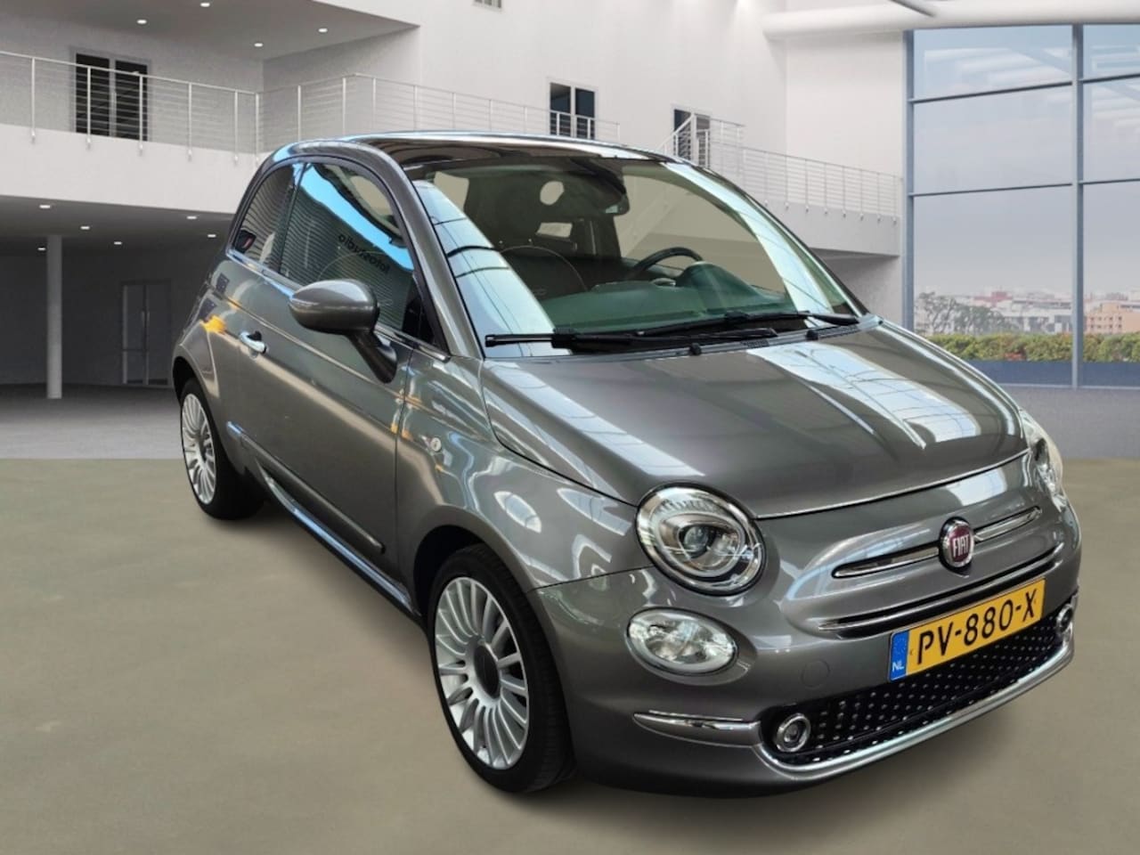 Fiat 500 - VERWACHT! 0.9 TWINAIR TURBO LOUNGE AUTOMAAT + PANODAK/ECC/LMV/HALF LEDER/ - AutoWereld.nl