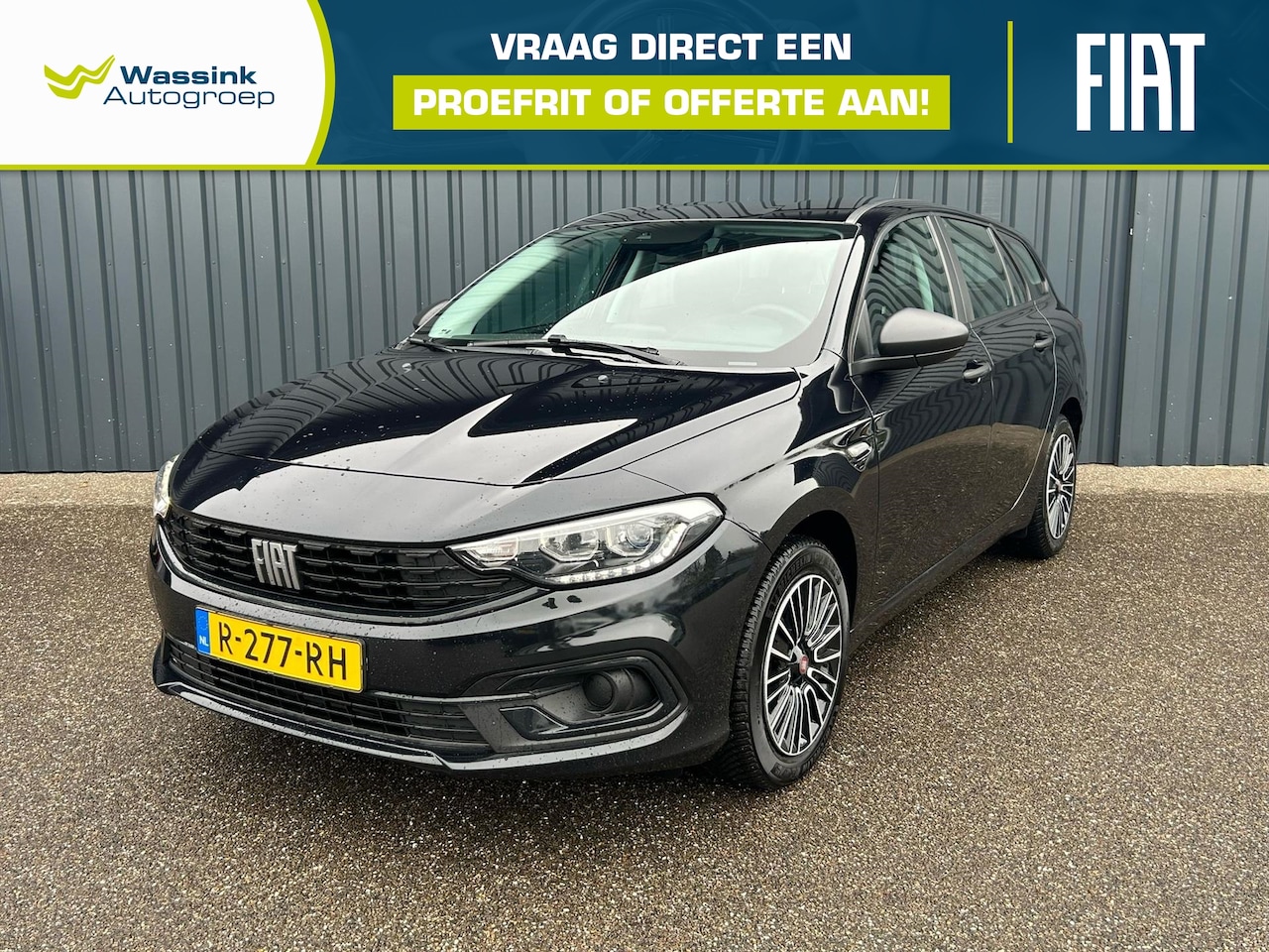 Fiat Tipo Stationwagon - 1.5 Hybrid 130 DCT-7 Street I Carplay I Cruise I Navigatie I Trekhaak I - AutoWereld.nl