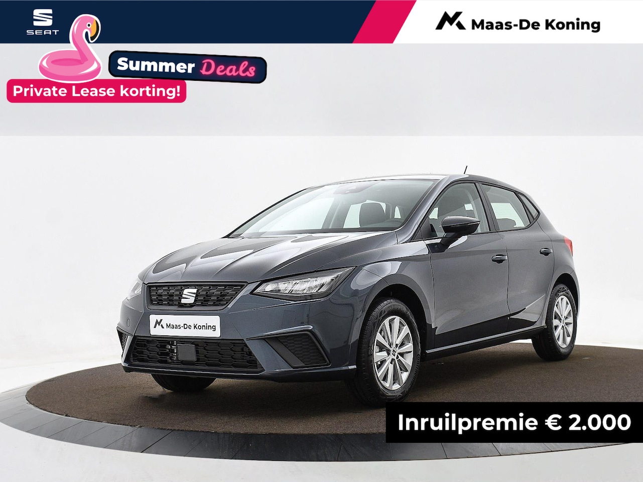 Seat Ibiza - Style 1.0 70 kW / 95 pk TSI 5 Deurs | PRIVATELEASE 350,- PER MAAND!! - AutoWereld.nl