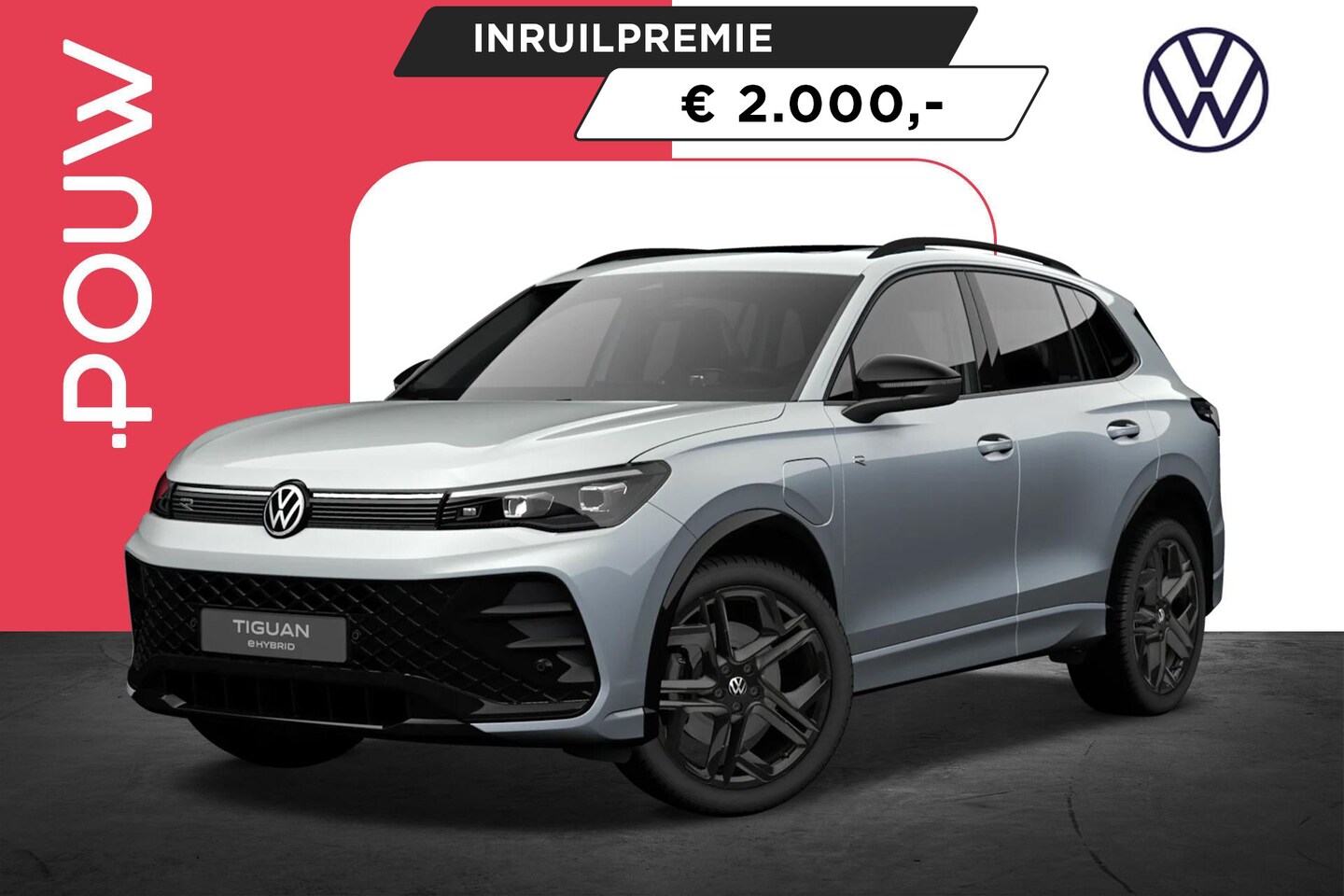 Volkswagen Tiguan - 1.5 eHybrid 272pk R-Line Edition | Panoramadak | 20" Velgen - AutoWereld.nl