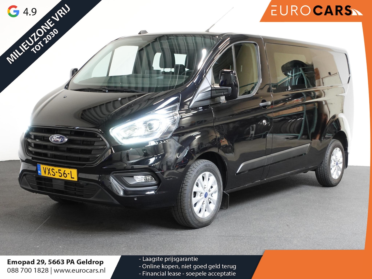 Ford Transit Custom - 300 2.0 TDCI L2H1 Trend Automaat Dubbele cabine Airco Navi Cruise control Camera - AutoWereld.nl