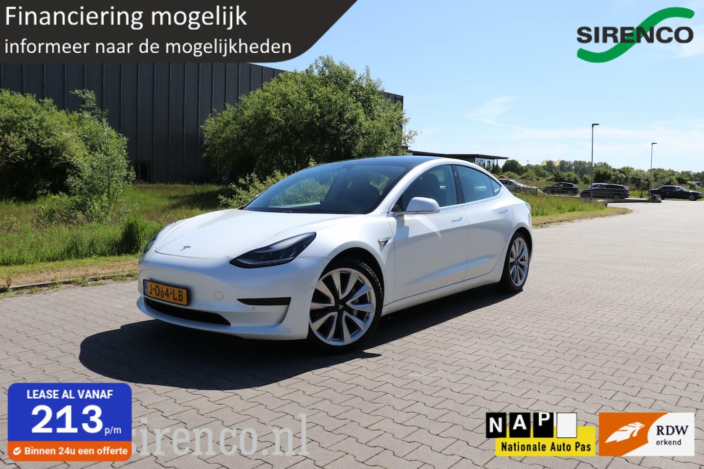 Tesla Model 3 - Standard RWD Plus 60 kWh trekhaak autopilot leder stoelverwarming panodak climate control - AutoWereld.nl