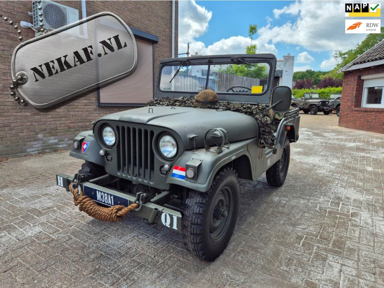 Jeep Nekaf - Willys 1956 M38a1 met domein 51 document - AutoWereld.nl