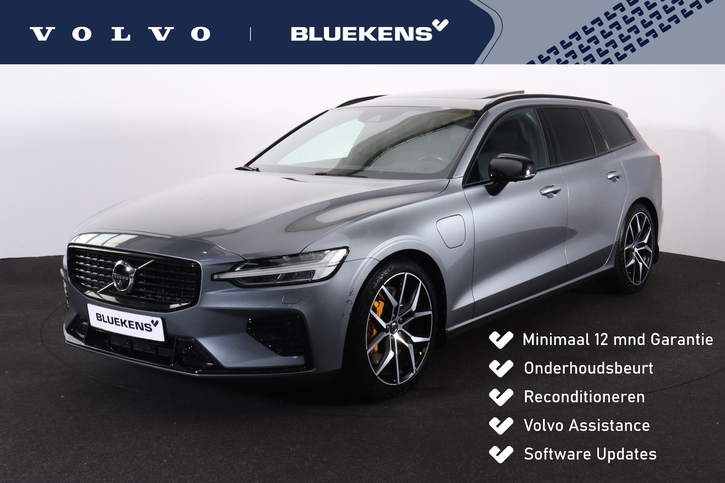 Volvo V60 - T8 AWD Polestar Engineered - Panorama/schuifdak - IntelliSafe Assist & Surround - 360º Cam - AutoWereld.nl