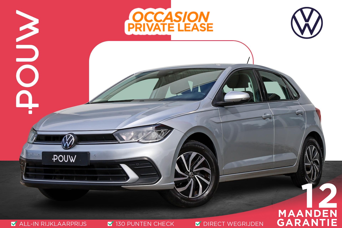 Volkswagen Polo - 1.0 TSI 95pk Life | Cruise Control Adaptief | Airco | Parkeersensoren | DAB+ | Apple Carpl - AutoWereld.nl