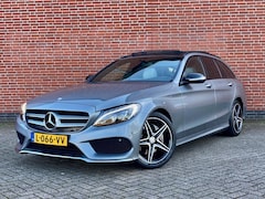 Mercedes-Benz C-klasse Estate - 200 CDI Edition 1 AMG PANO CRUISE NAVI CLIMA STOELVERWAMING LEER TREKHAAK