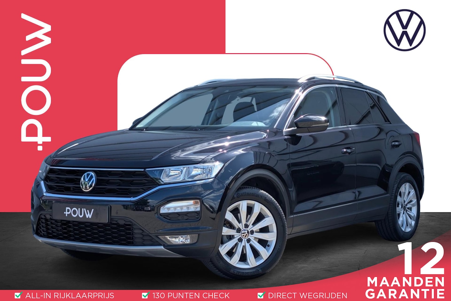 Volkswagen T-Roc - 1.0 TSI 110pk Style | Navigatie | Camera | Elektrische Klep - AutoWereld.nl