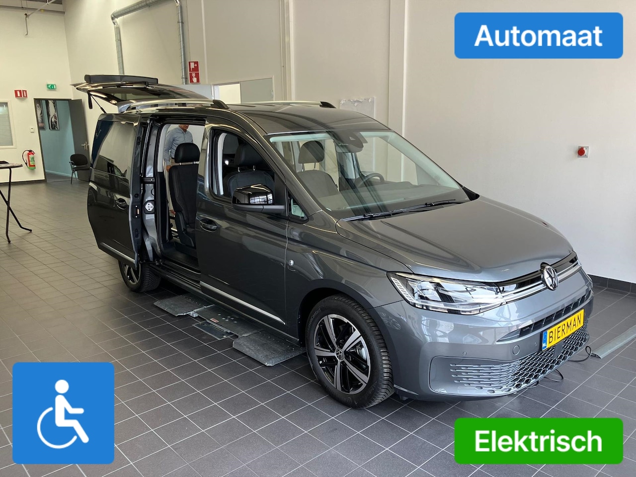 Volkswagen Caddy Maxi - L2 Rolstoelauto Automaat 5+1 HYBRIDE - AutoWereld.nl