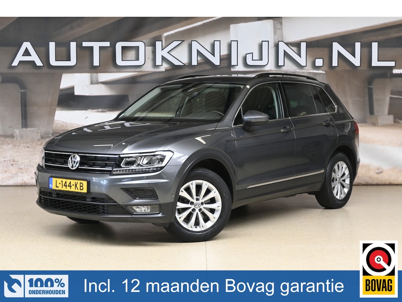 Volkswagen Tiguan - 1.5 TSI 150pk Highline | LED | Keyless | Camera | Trekhaak | 100% (Dealer) onderhouden lab - AutoWereld.nl