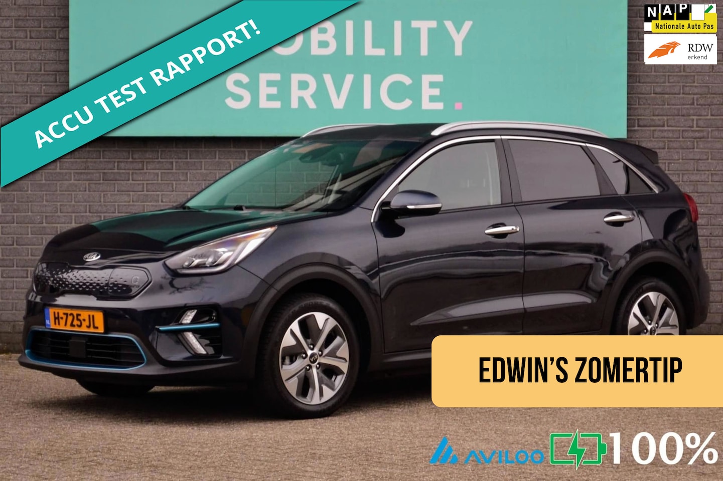 Kia e-Niro - ExecutiveLine 64 kWh SOH100% Clima ACC Leder CarPlay LaneAssist LED - AutoWereld.nl
