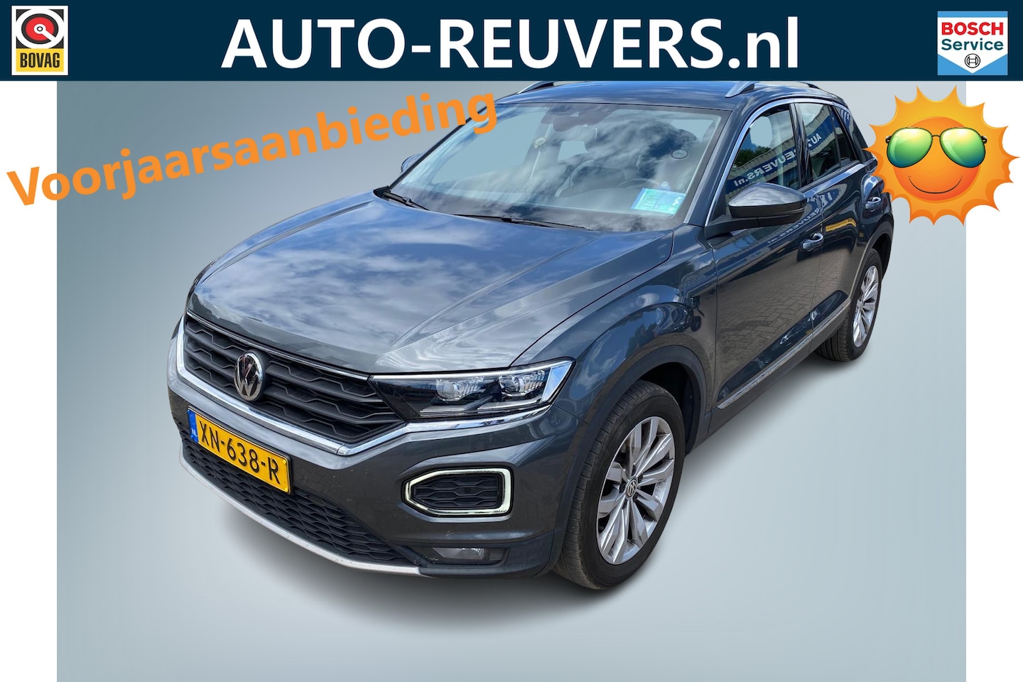 Volkswagen T-Roc - 2.0 TSI 4Motion Sport / LED / Navi / ACC / CarPlay / Trekhaak - AutoWereld.nl