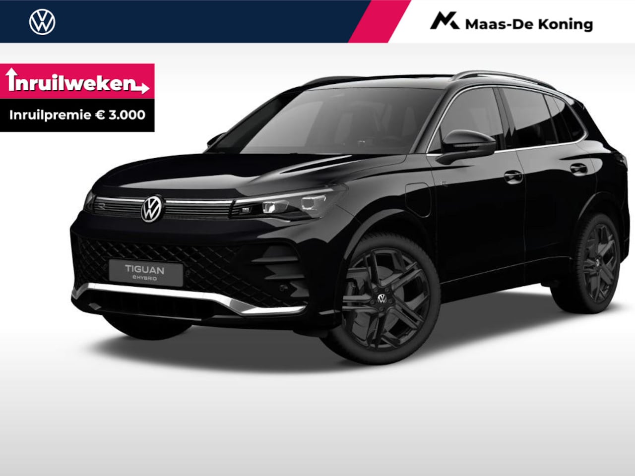 Volkswagen Tiguan - R-Line-Edition 1.5 eHybrid 204 pk 6 versn. DSG · Assistance pakket plus · Black style pakk - AutoWereld.nl