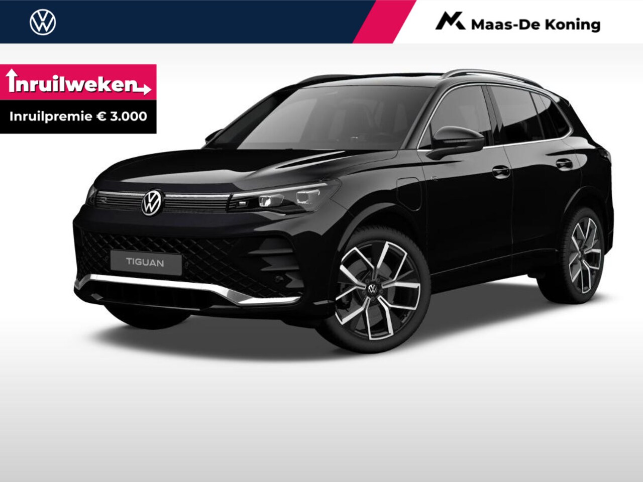 Volkswagen Tiguan - R-Line Edition 1.5 eHybrid 204 pk 6 versn. DSG · Comfort pakket · Trekhaak incl. aanhanger - AutoWereld.nl