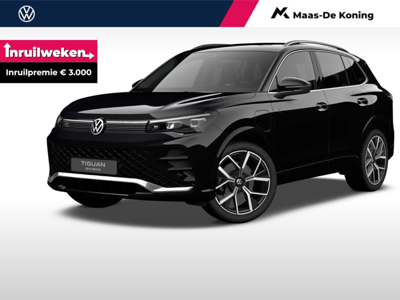 Volkswagen Tiguan - R-Line-Edition 1.5 eHybrid 272 pk 6 versn. DSG · Assistance pakket plus · Black style pakk - AutoWereld.nl