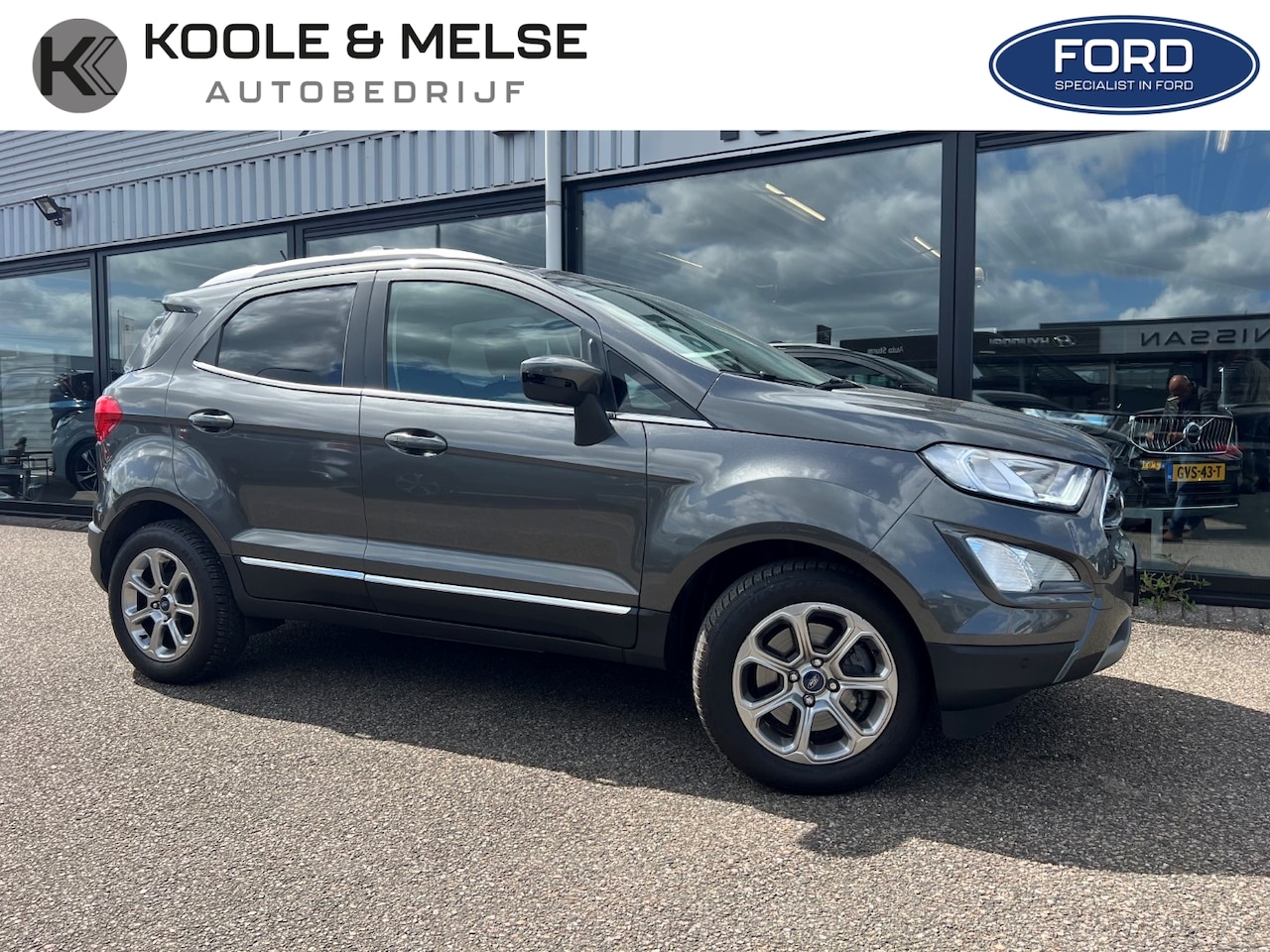 Ford EcoSport - 1.0 EcoBoost Titanium 1.0 EcoBoost 125pk Titanium, voorruitverwarming , stoelverwarming , schuif dak - AutoWereld.nl