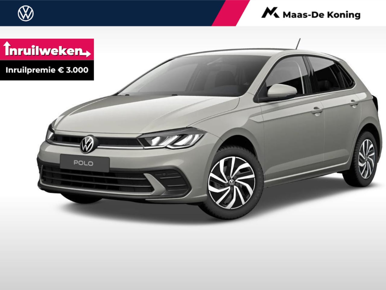 Volkswagen Polo - Life Edition 1.0 TSI 95 pk 7 versn. DSG · Achteruitrijcamera · Parkeersensor achter · Velg - AutoWereld.nl
