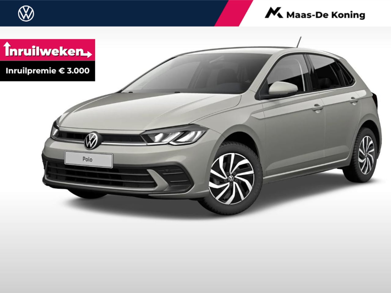Volkswagen Polo - Life Edition 1.0 TSI 95 pk 7 versn. DSG · Achteruitrijcamera · · Parkeersensor achter · Ve - AutoWereld.nl