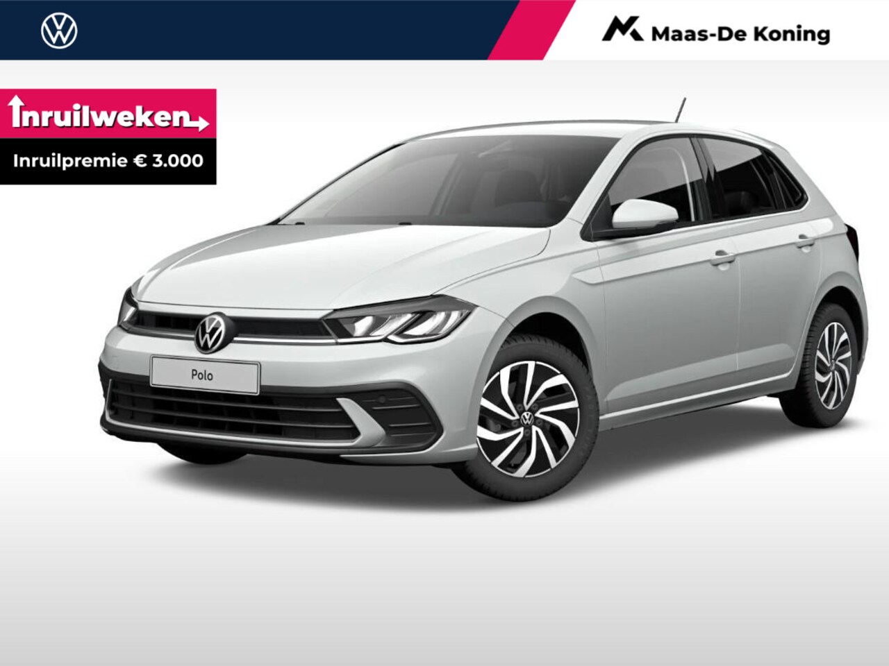 Volkswagen Polo - Life Edition 1.0 TSI 95 pk 5 versn. Hand · Achteruitrijcamera · - AutoWereld.nl
