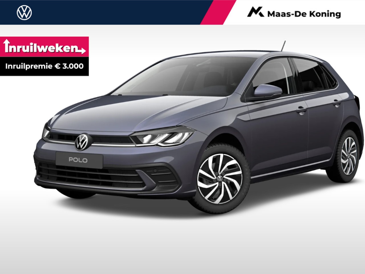 Volkswagen Polo - Life Edition 1.0 TSI 95 pk 5 versn. Hand · Achteruitrijcamera · regensensor · - AutoWereld.nl