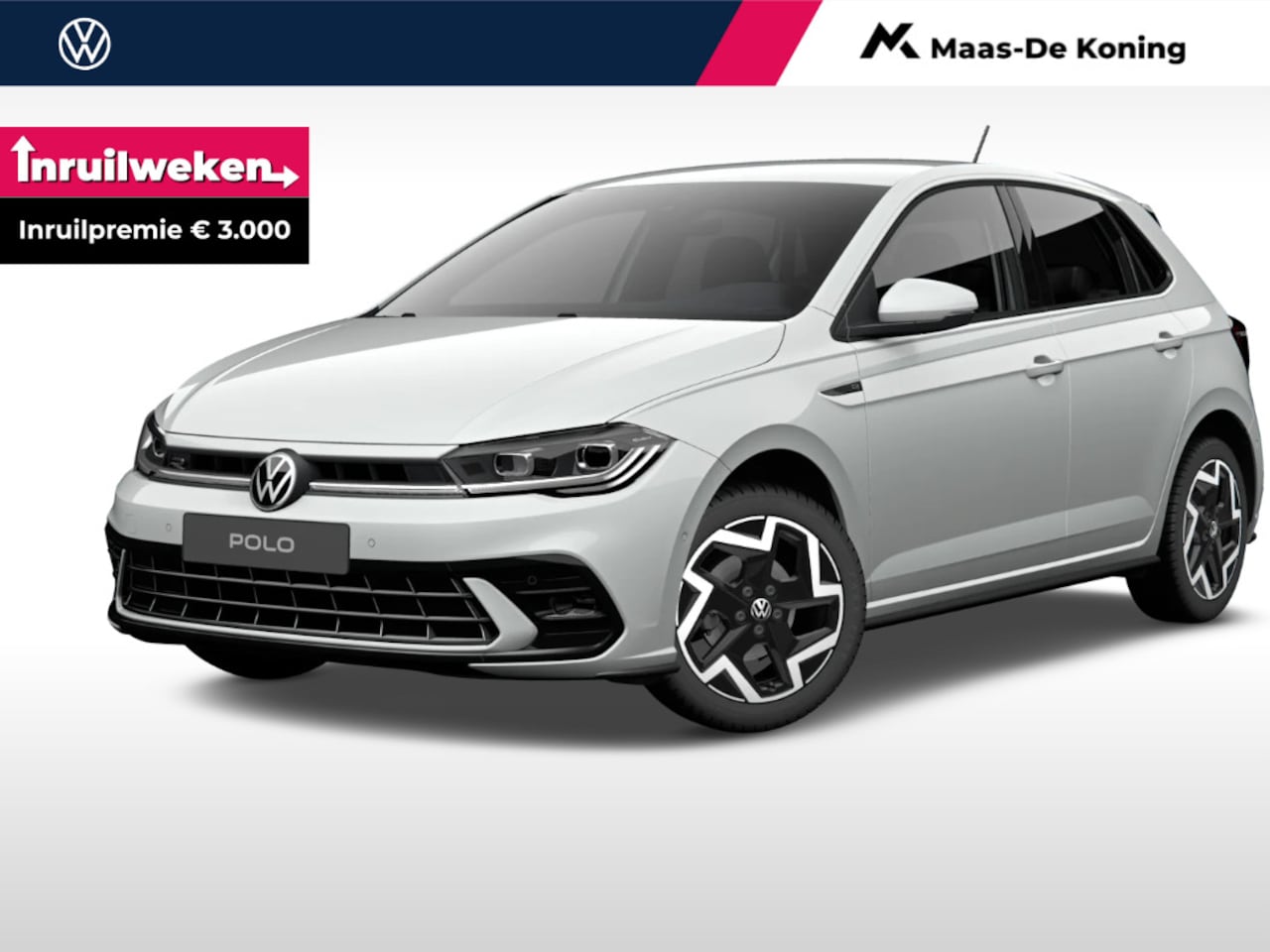 Volkswagen Polo - R-Line-Edition 1.0 TSI 95 pk 7 versn. DSG · draadloze telefoonlader · - AutoWereld.nl