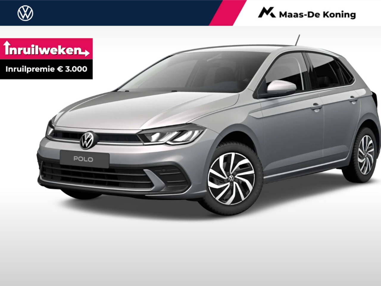 Volkswagen Polo - Life Edition 1.0 TSI 95 pk 5 versn. Hand · Achteruitrijcamera · Regensensor · - AutoWereld.nl