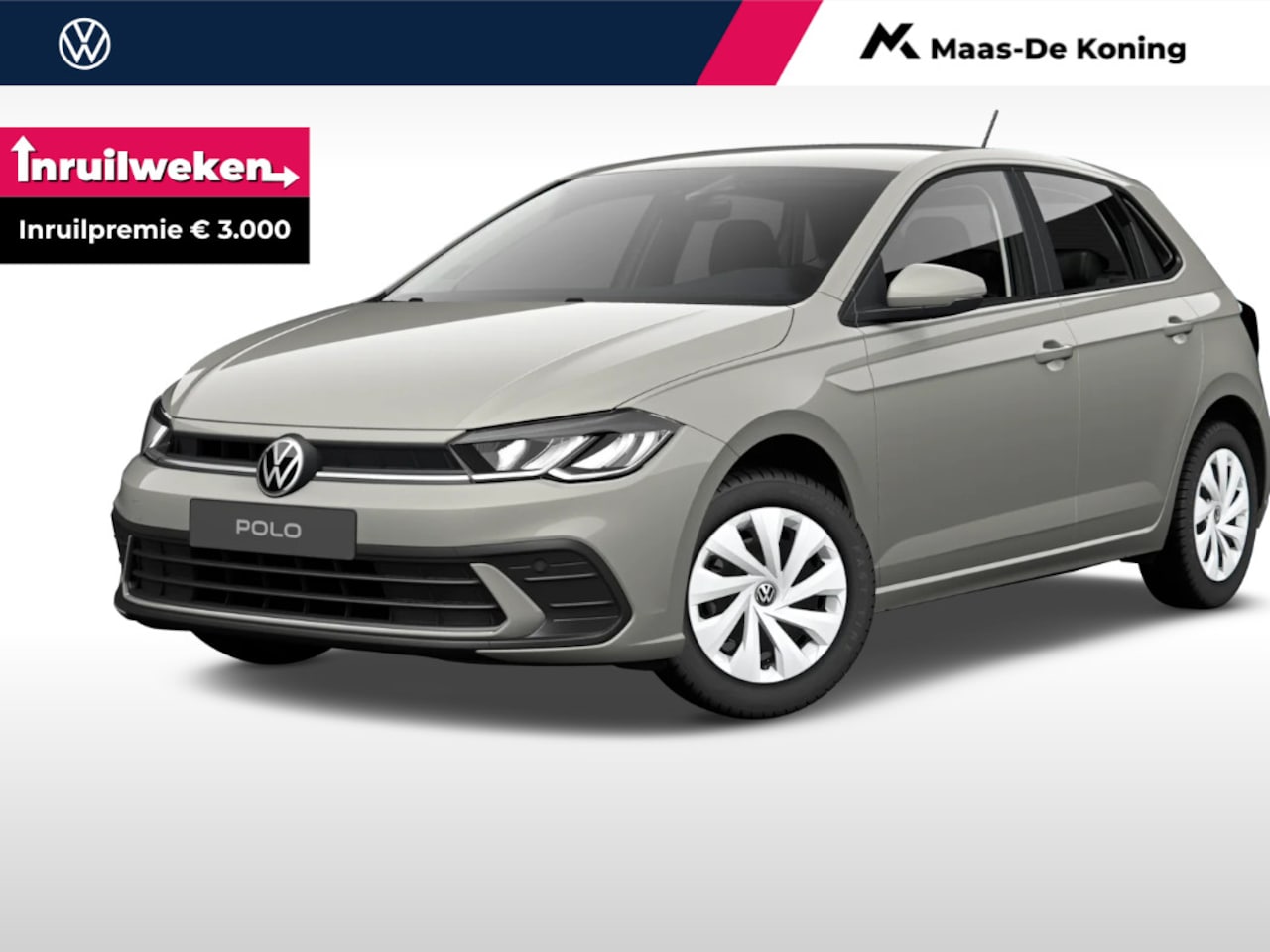 Volkswagen Polo - Polo Edition 1.0 TSI 95 pk 5 versn. Hand · Parkeersensorachter · Multifunctioneel stuurwie - AutoWereld.nl