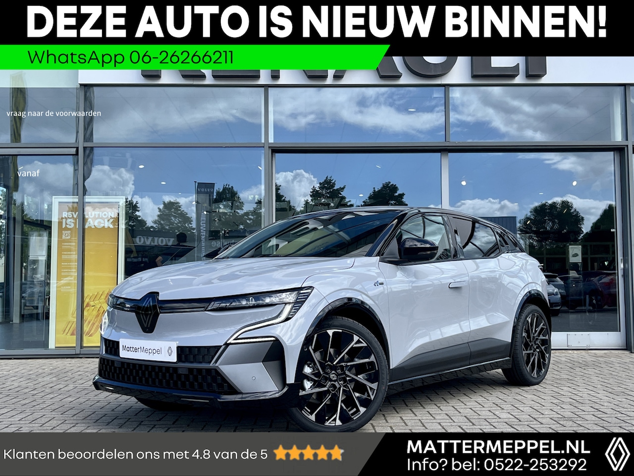Renault Mégane E-Tech - Comfort Range Esprit Alpine 60 kWh | Two-Tone | Pack Driving & Sound | Harman Kardon | Ach - AutoWereld.nl