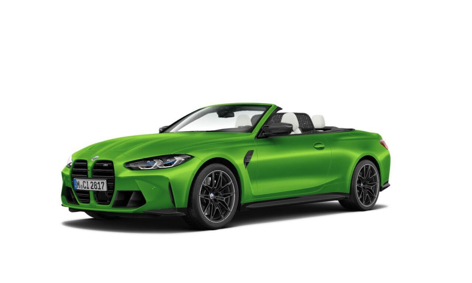 BMW M4 - 4-serie Cabrio xDrive Competition | 'Individual Frozen Tampa Bay Green' | Carbon Pakket | - AutoWereld.nl