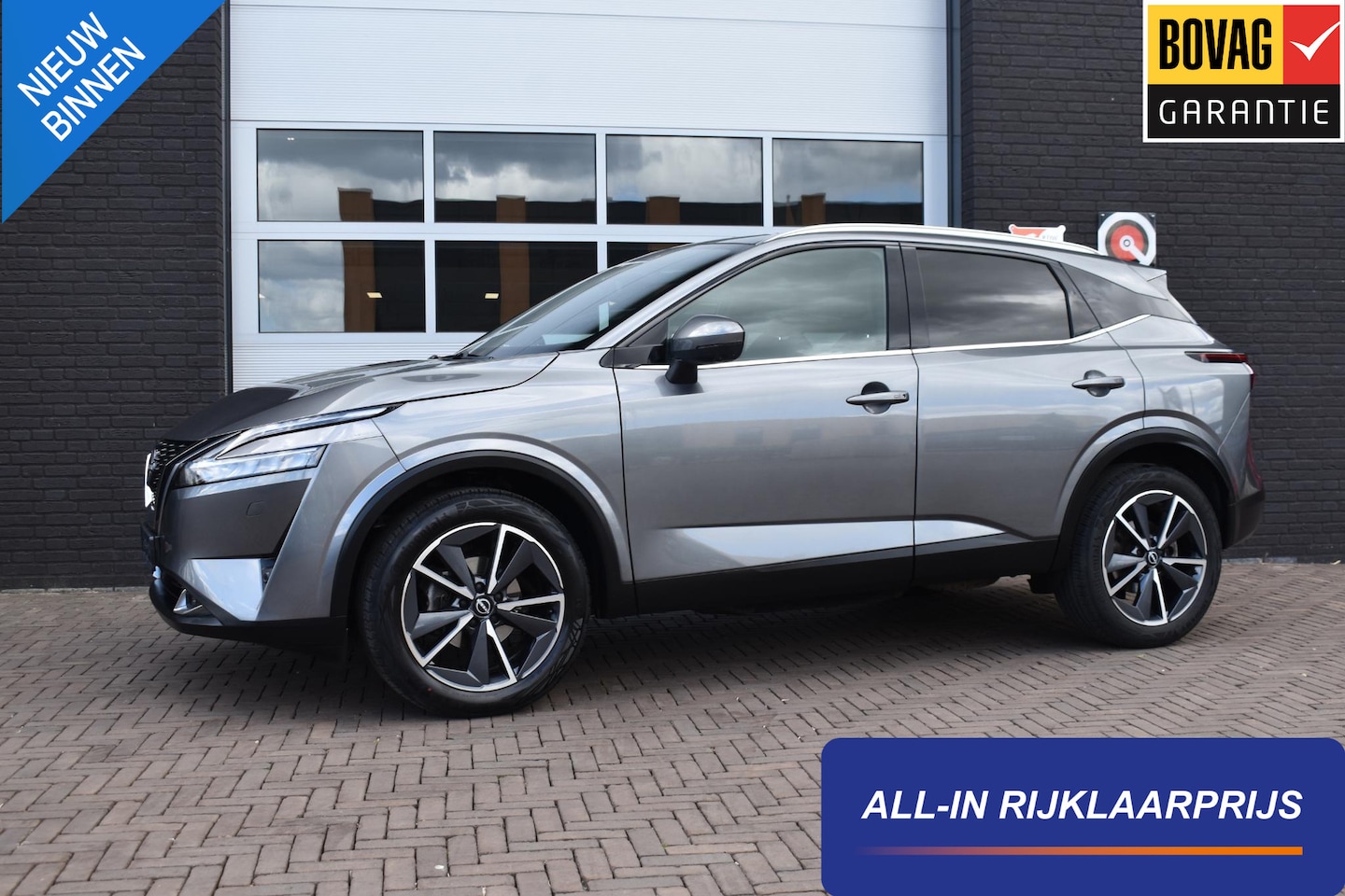 Nissan Qashqai - 1.3 MHEV 158PK X-Tronic Tekna + | Panodak | Leder | Navi | BOSE | Incl. garantie - AutoWereld.nl