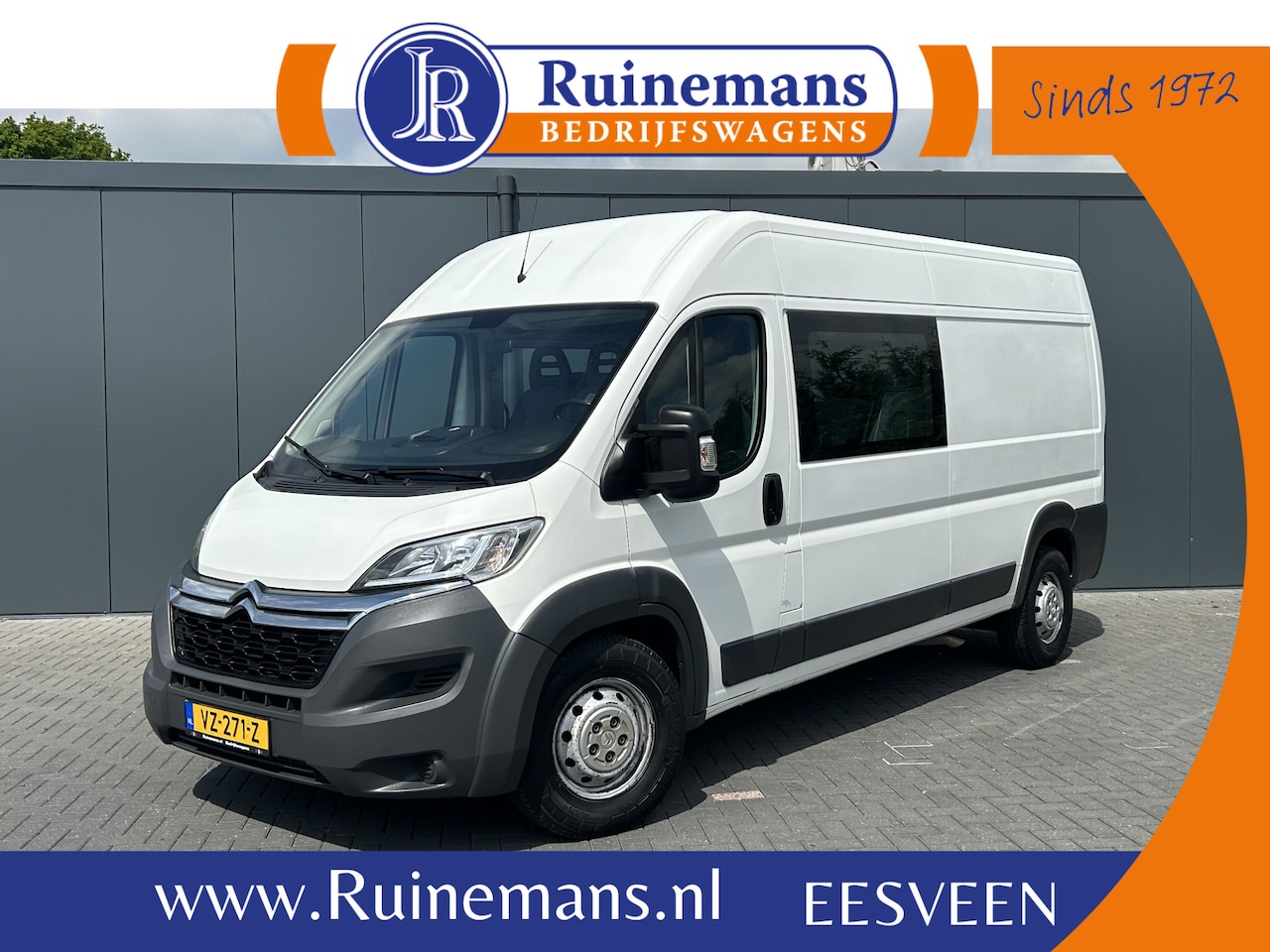 Citroën Jumper - 35 2.2 150 PK ZWAAR / L4H2 MAXI / 7 PERS DUBBELE CABINE / 1e EIG. / AIRCO / CAMERA / BLUET - AutoWereld.nl