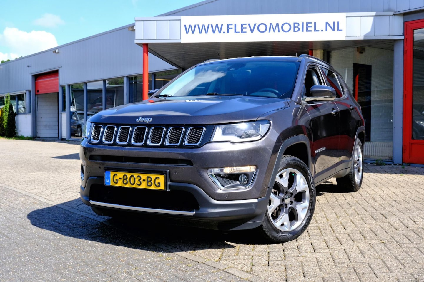 Jeep Compass - 1.4 MultiAir Limited Leder|Navi|1e Eig|Clima|Cam|ParkAssist - AutoWereld.nl