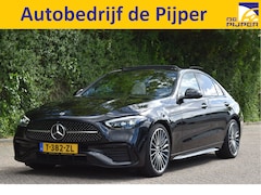 Mercedes-Benz C-klasse - 200 AMG Line | NL-Auto | Open dak | HUD | 360 gr.camera | Trekhaak | Keyless | Mem.stoelen