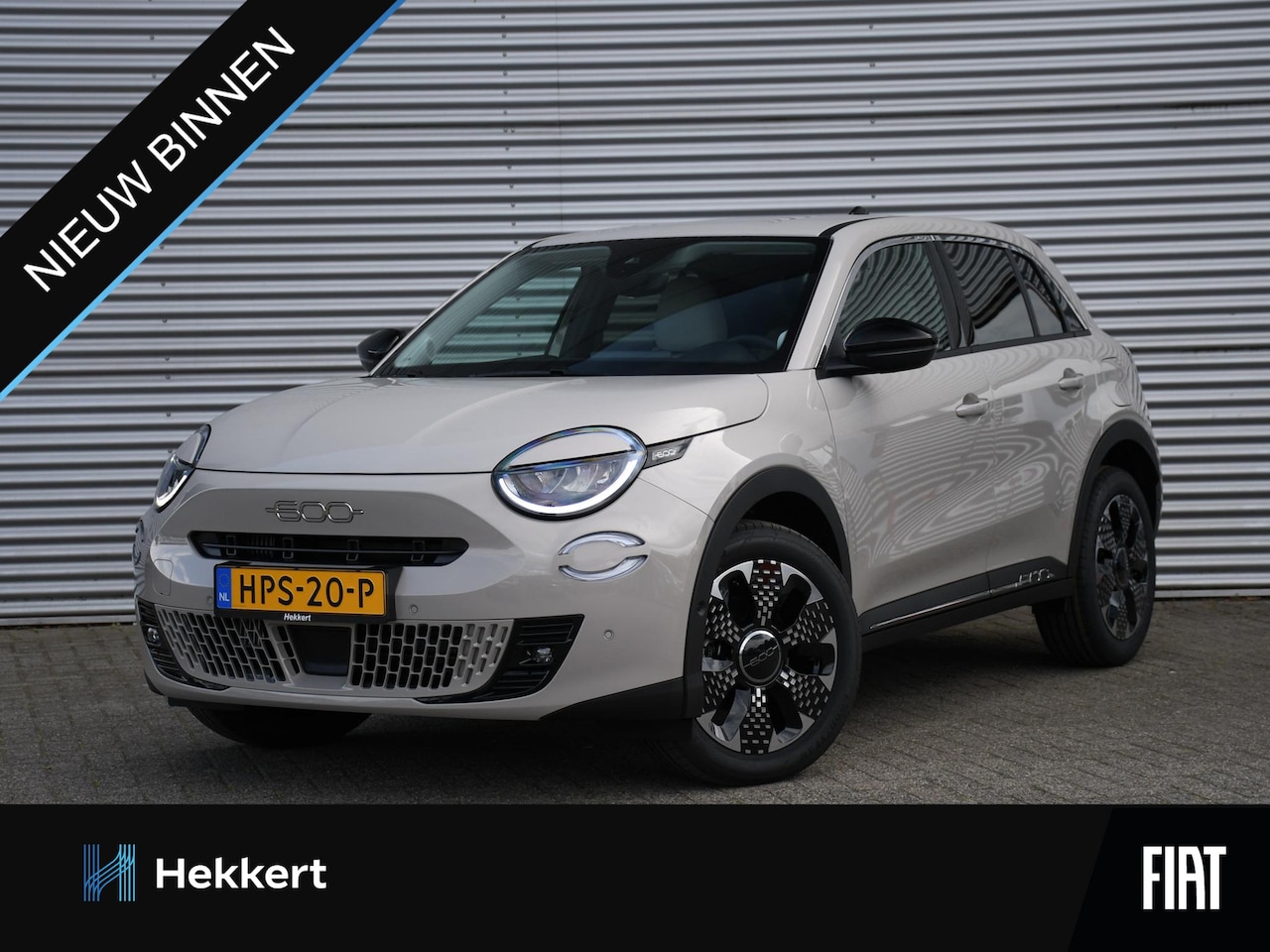 Fiat 600 - LA Prima 1.2 Hybrid 110pk Automaat NAVI | 18''LM | LEDER | MASSAGE | PDC + CAMERA | APPLE - AutoWereld.nl