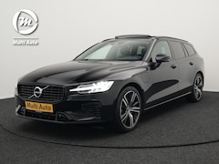 Volvo V60 - T6 Recharge AWD R-Design Plug In Hybrid Dealer O.H. PHEV | Panodak | Lederen Sportstoelen