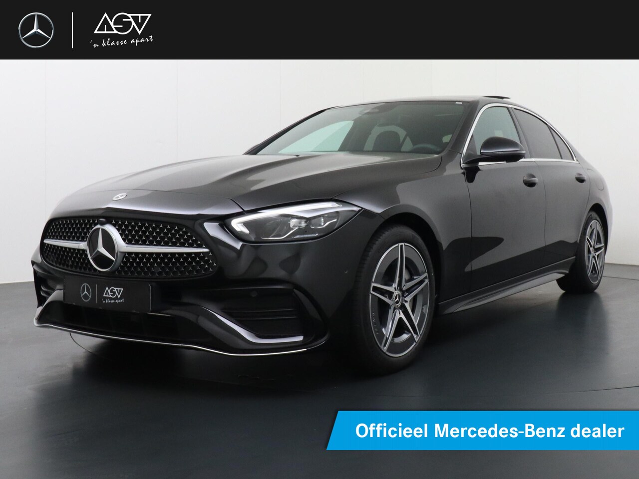 Mercedes-Benz C-klasse - 300 e AMG Line | Niveauregeling | Panorama - Schuifdak | Memorystoelen | Apple Carplay & A - AutoWereld.nl