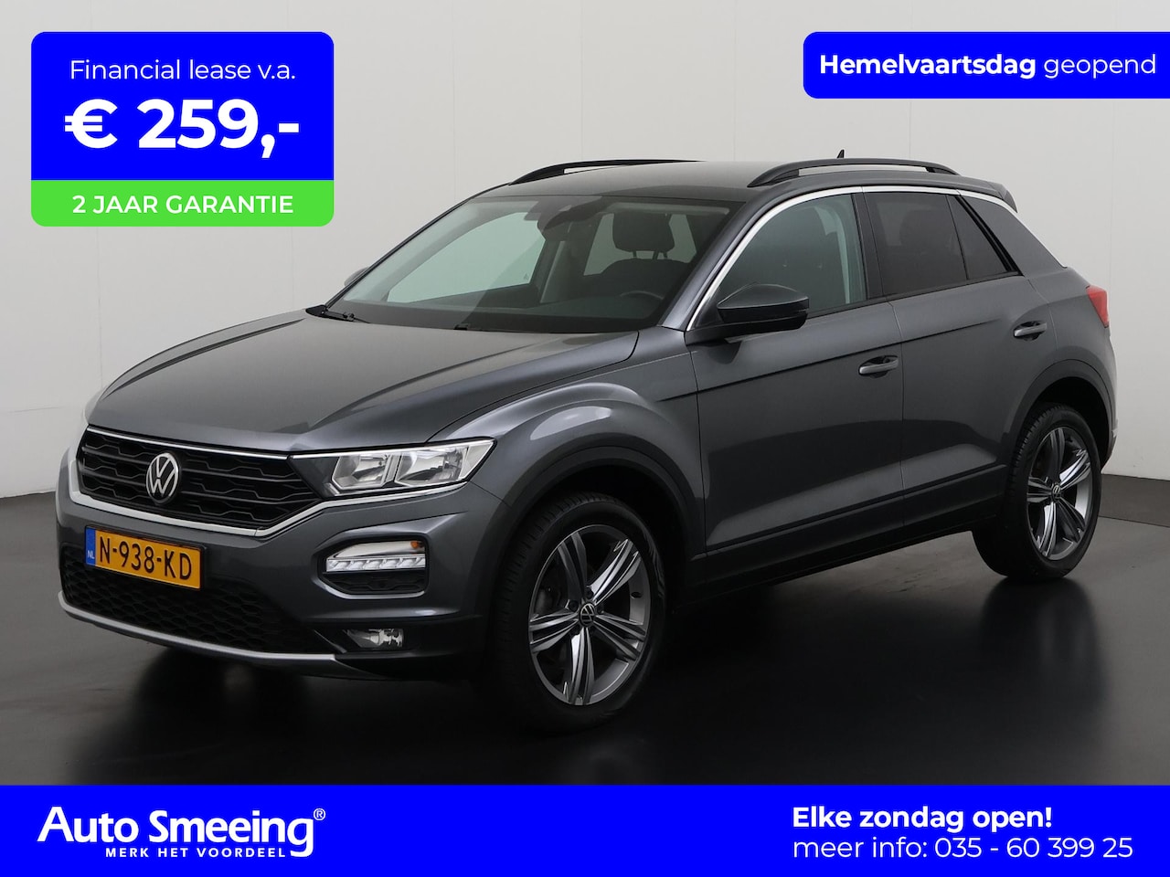 Volkswagen T-Roc - 1.0 TSI Style | Elek achterklep | Adaptief Cruise | Camera | Leder | Zondag Open! - AutoWereld.nl