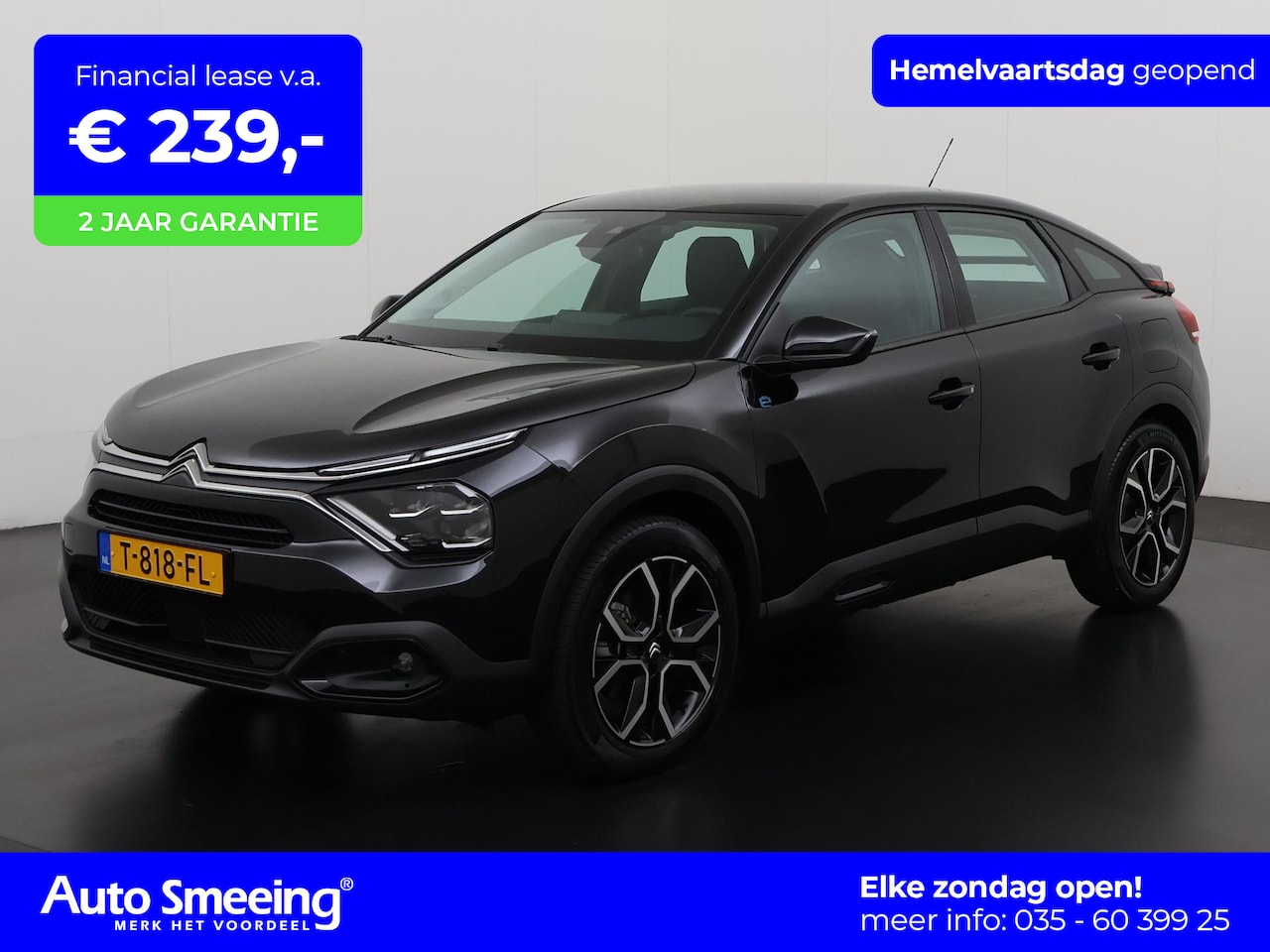 Citroën Ë-C4 - Feel 50 kWh | Camera | Warmtepomp | Digital Cockpit | Zondag Open! - AutoWereld.nl