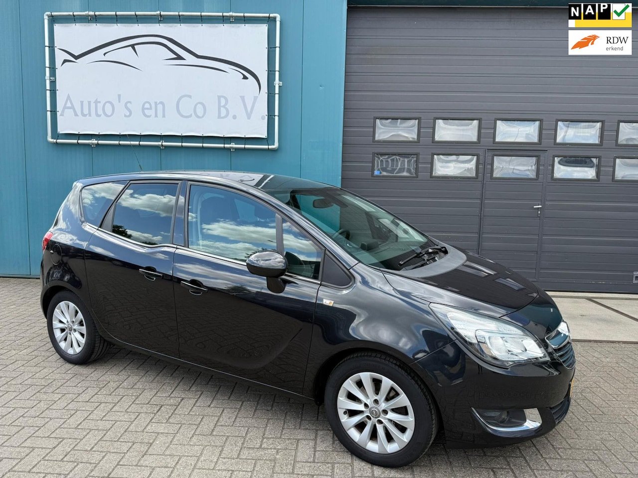 Opel Meriva - 1.4 Turbo Cosmo 5-deurs Clima Cruise Navigatie Trekhaak NL Auto NAP Apk 04-2026 - AutoWereld.nl