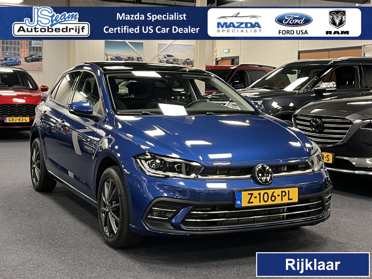 Volkswagen Polo - 1.0 TSI R-Line Business Automaat | Navigatie | Adaptieve Cruise | Panormadak | Automatisch - AutoWereld.nl