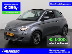 Fiat 500e - Cabrio Icon 42 kWh | Navigatie | Apple Carplay | Parkeersensor | Zondag Open