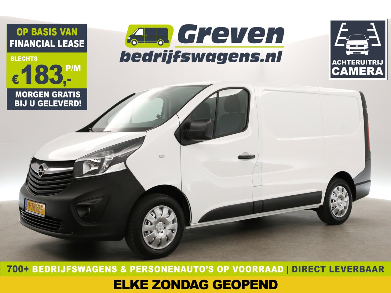 Opel Vivaro - 1.6 CDTI L1H1 Airco Camera Cruise Navigatie LED Parkeersensoren 3 Persoons - AutoWereld.nl