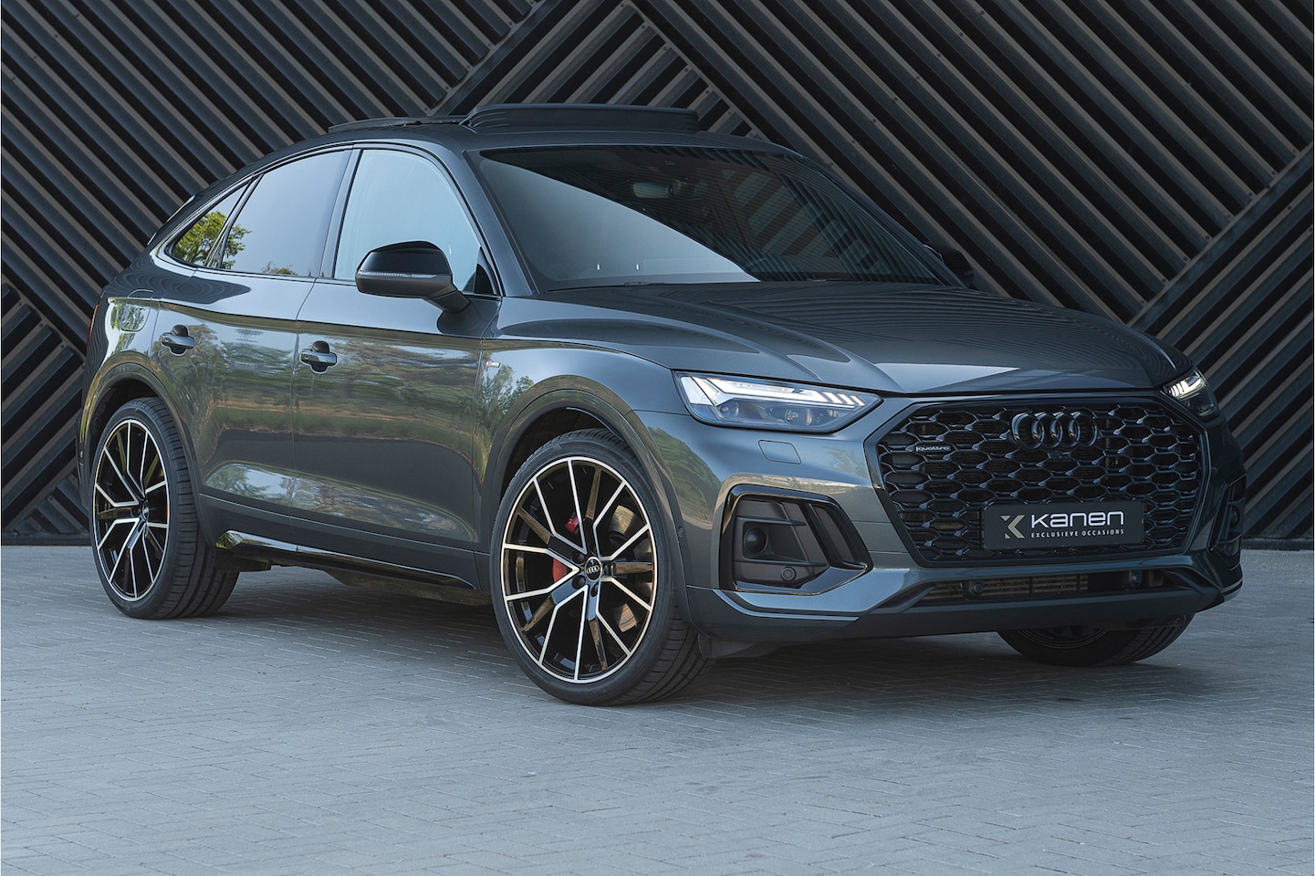Audi Q5 Sportback - 55 TFSI e quattro S-Line ACC Pano 360 Ambient Keyless Led Elek.Stoelen Luchtv. Matrix - AutoWereld.nl