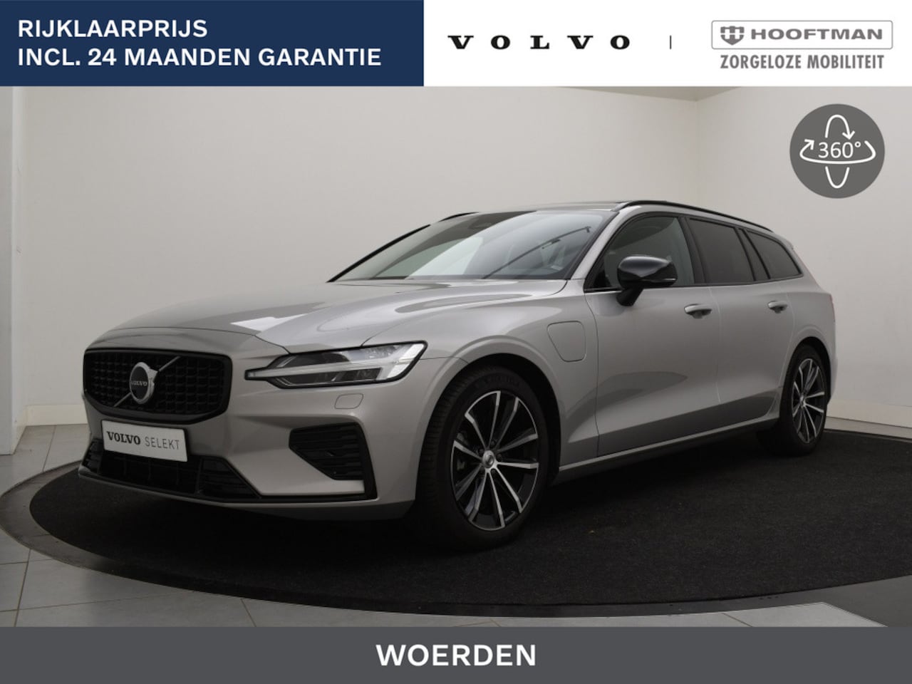 Volvo V60 - T6 PLUG-IN HYBRID ULTRA DARK SCHUIFDAK FULL-LED HEAD-UP DISPLAY - AutoWereld.nl