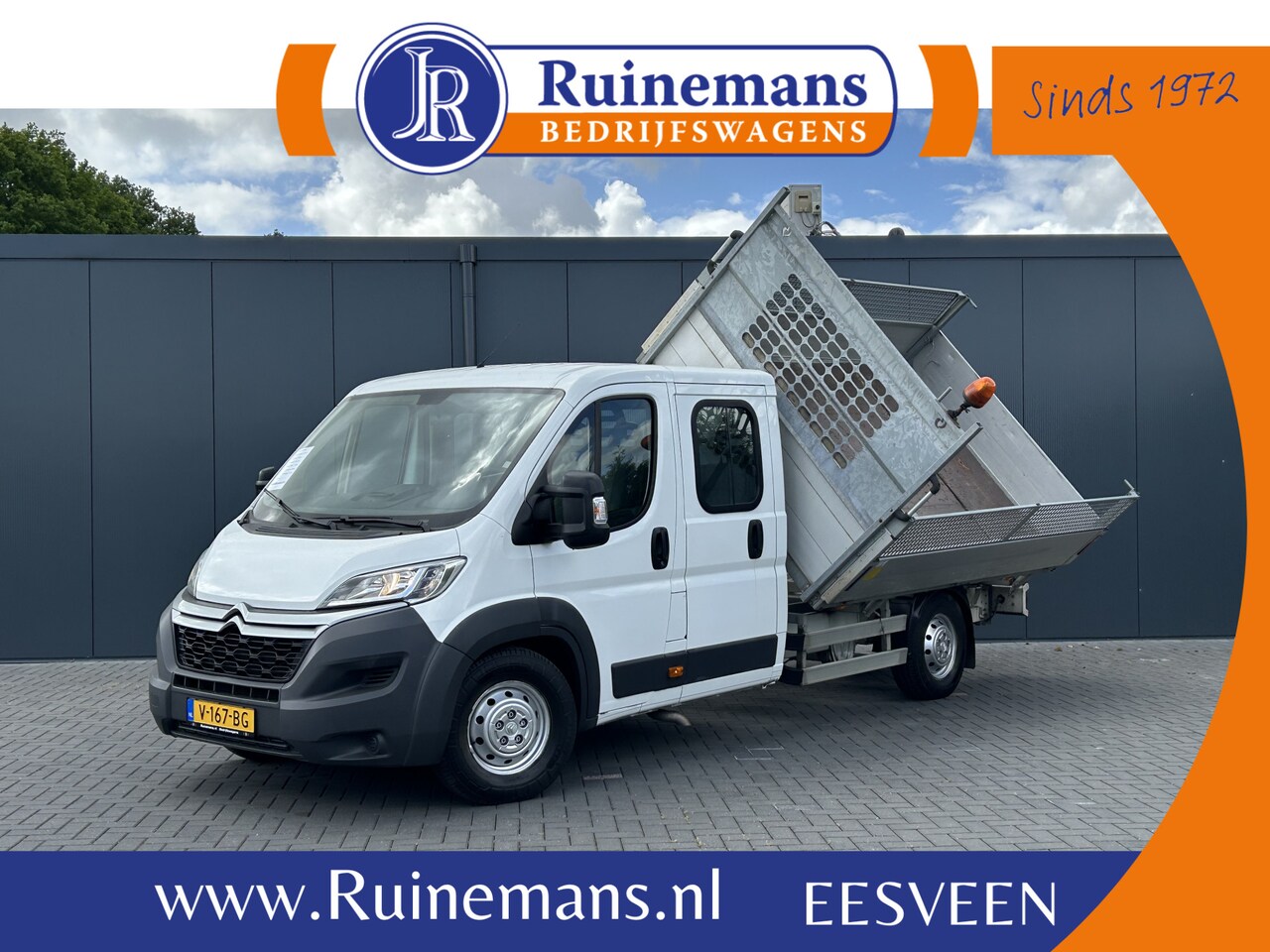 Citroën Jumper - 2.2 150 PK ZWAAR / 3 ZIJDIGE KIPPER / L4 MAXI /1e EIG. / AIRCO / NAVI / CAMERA / BLUETOOTH - AutoWereld.nl
