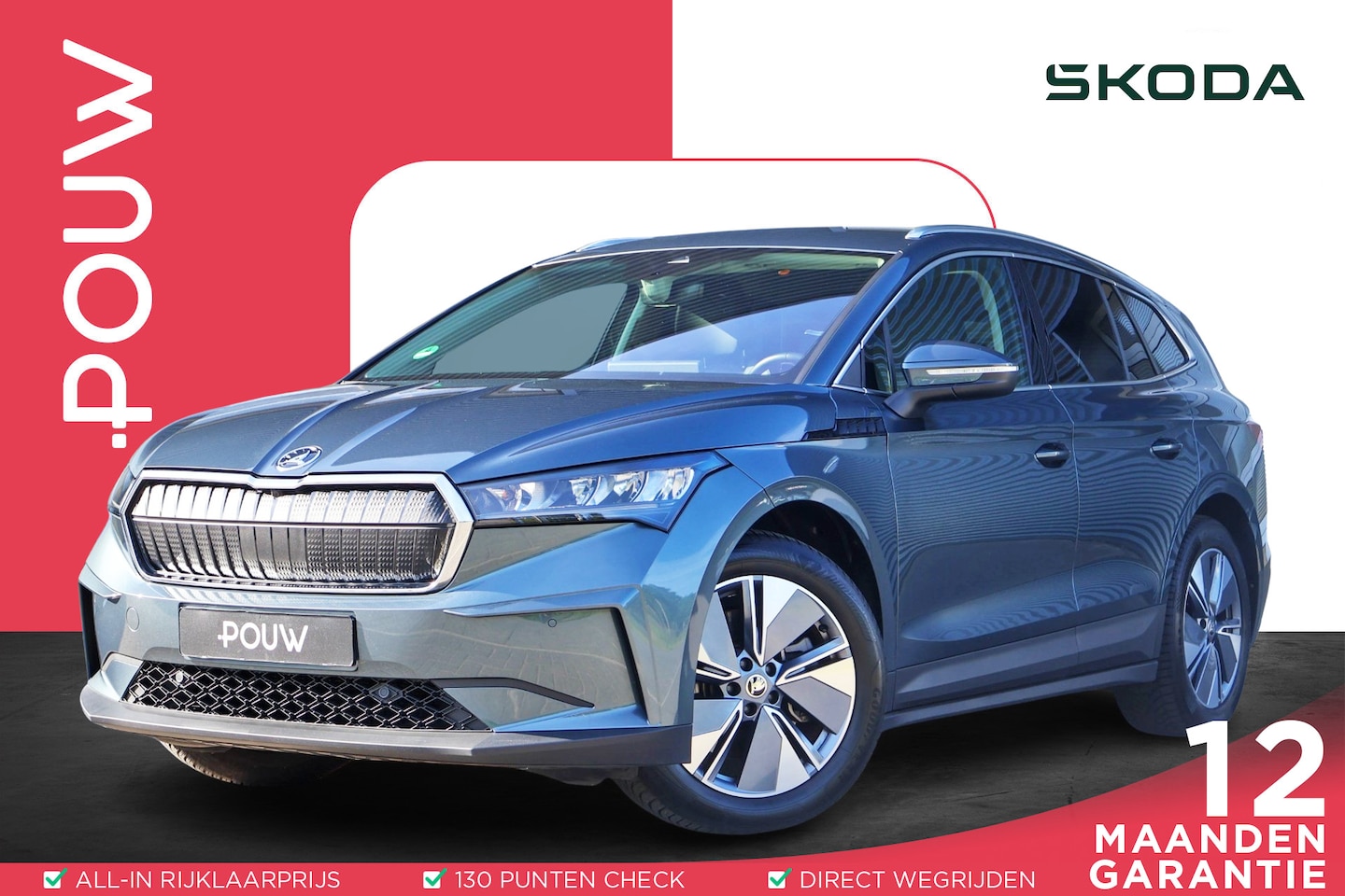 Skoda Enyaq iV - 80 204pk | Bestuurdersstoel Elekt. Verstelbaar | Stoel/Stuurverwarming | Apple CarPlay/ An - AutoWereld.nl