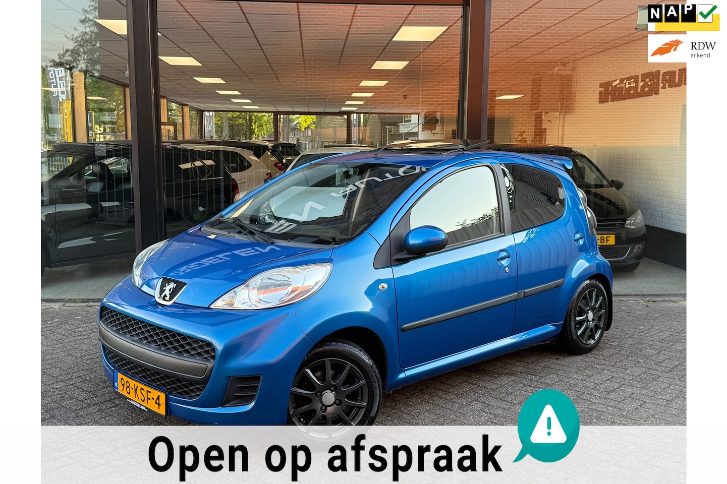 Peugeot 107 - 1.0-12V 5drs AUTOMAAT | AIRCO | SCHUIFDAK | NAP - AutoWereld.nl