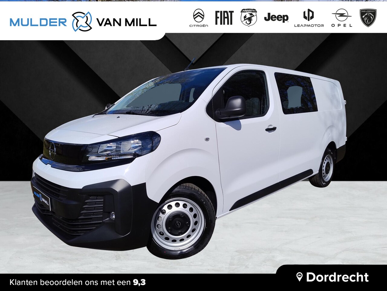 Opel Vivaro - L3 DC 1.5 BlueHDI 120pk | GEEN BPM | Dubbele Cabine | 6-zits | Houten afwerking laadruimte - AutoWereld.nl
